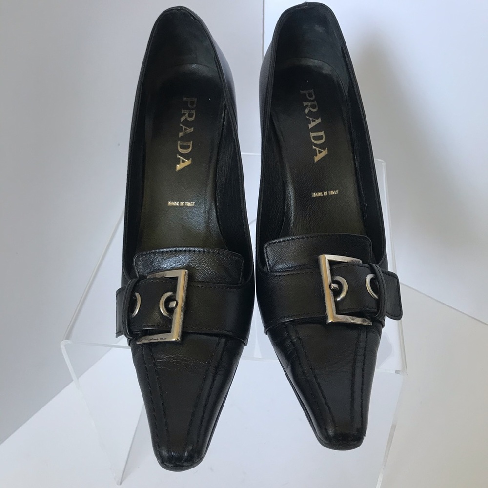 Prada black pumps